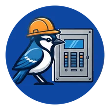 Blue jay commercial electrical services illustration